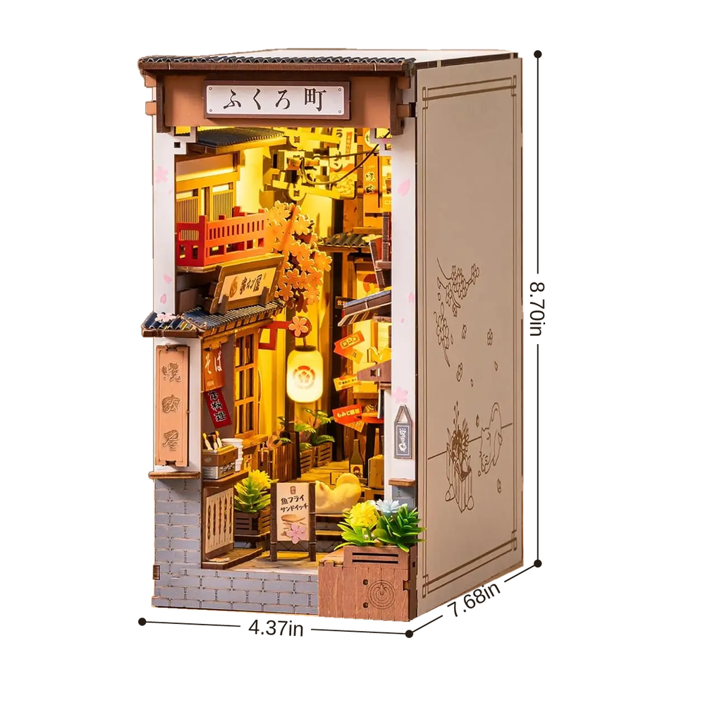Yokocho: Japanese Alley Book Nook Kit with LED, photo 2 of 9