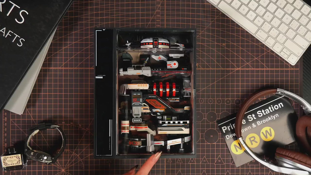 Outpost Nine: Motorized Marble Run Kit, 194 Pieces