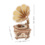 The Encore: Wooden Gramophone Music Box Kit, photo 6 of 7