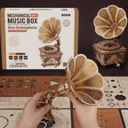 The Encore: Wooden Gramophone Music Box Kit, photo 5 of 7
