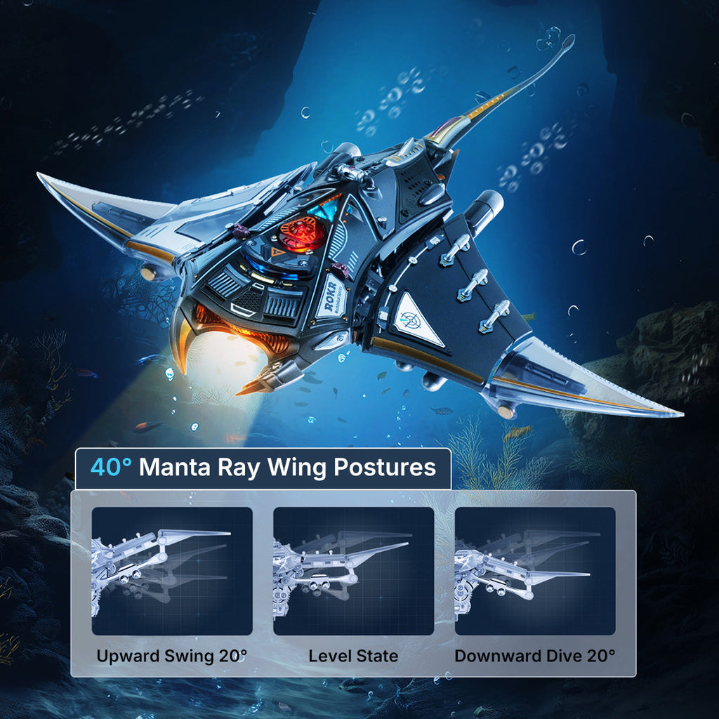 Mobula: Moving Manta Ray Model Kit, photo 4 of 10