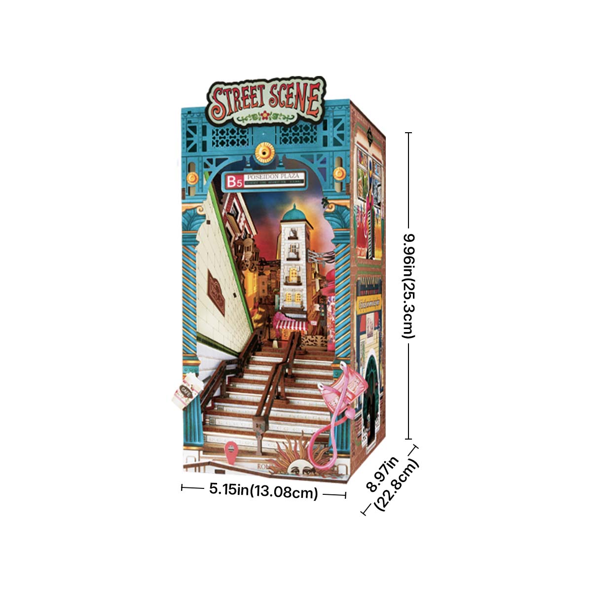 Street Level: Subway Book Nook Kit with LED, photo 2 of 7