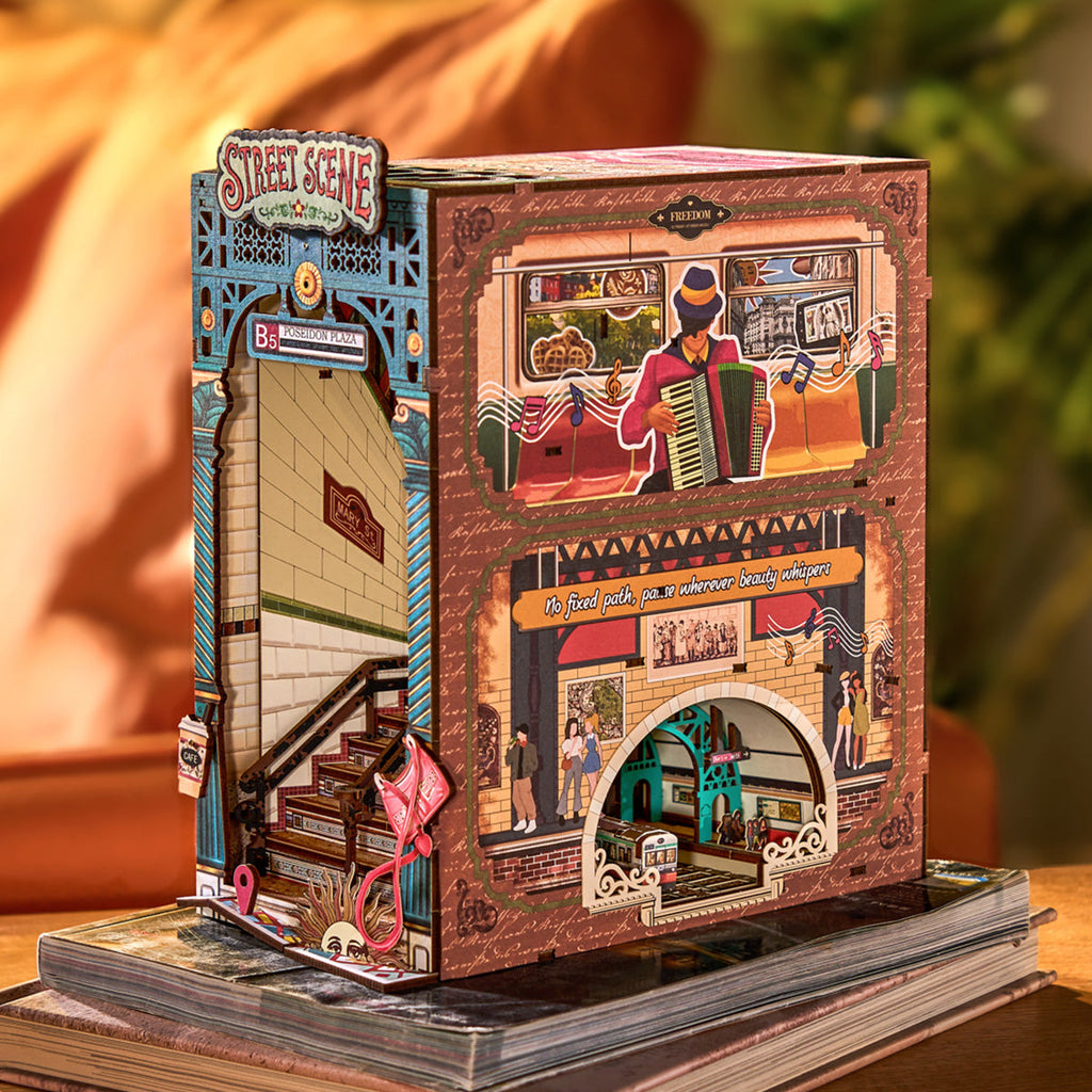 Street Level: Subway Book Nook Kit with LED, photo 4 of 7